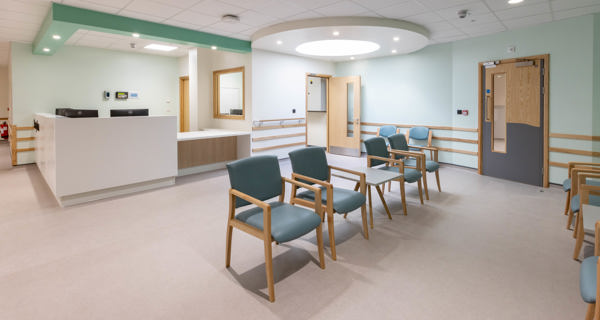 Endoscopy Reception at Hexham Hospital