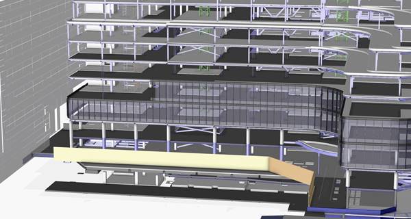 digital model of facades at 100 liverpool street