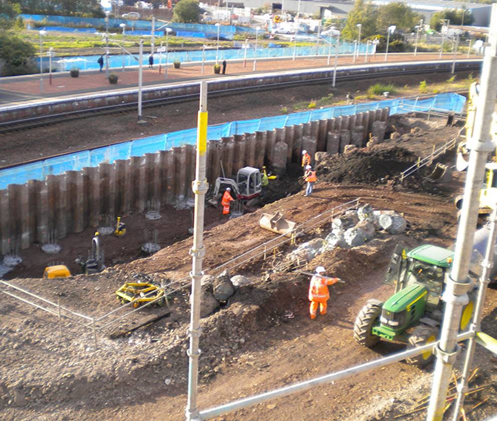Progress at the M74 Completion site