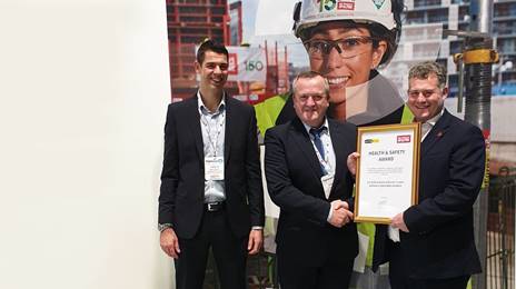 A19 team picks up health and safety award at Highways UK event 2019