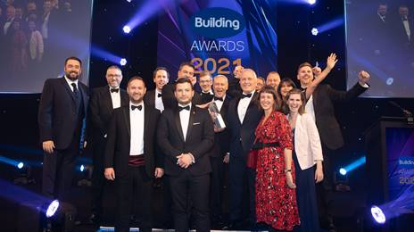 Award winning 100 Liverpool Street project team, Building Awards 2021 