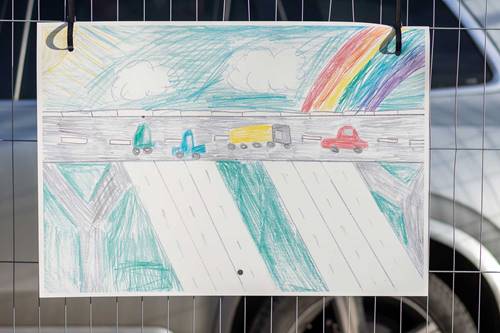 A533 bridge children drawings