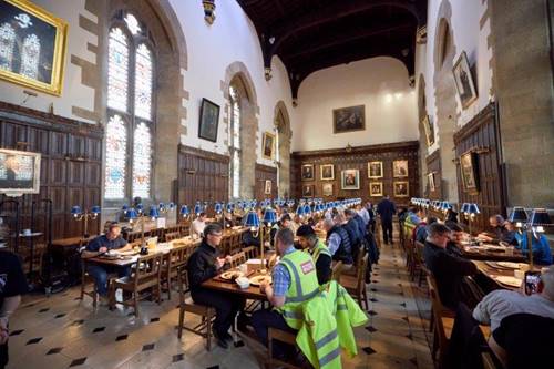 Breakfast at New College Oxford