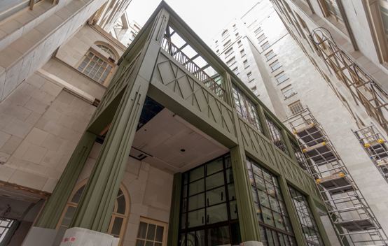 Scaffolding at 80 Strand