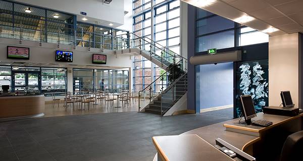 Reception area Wentworth Leisure Centre, Hexham