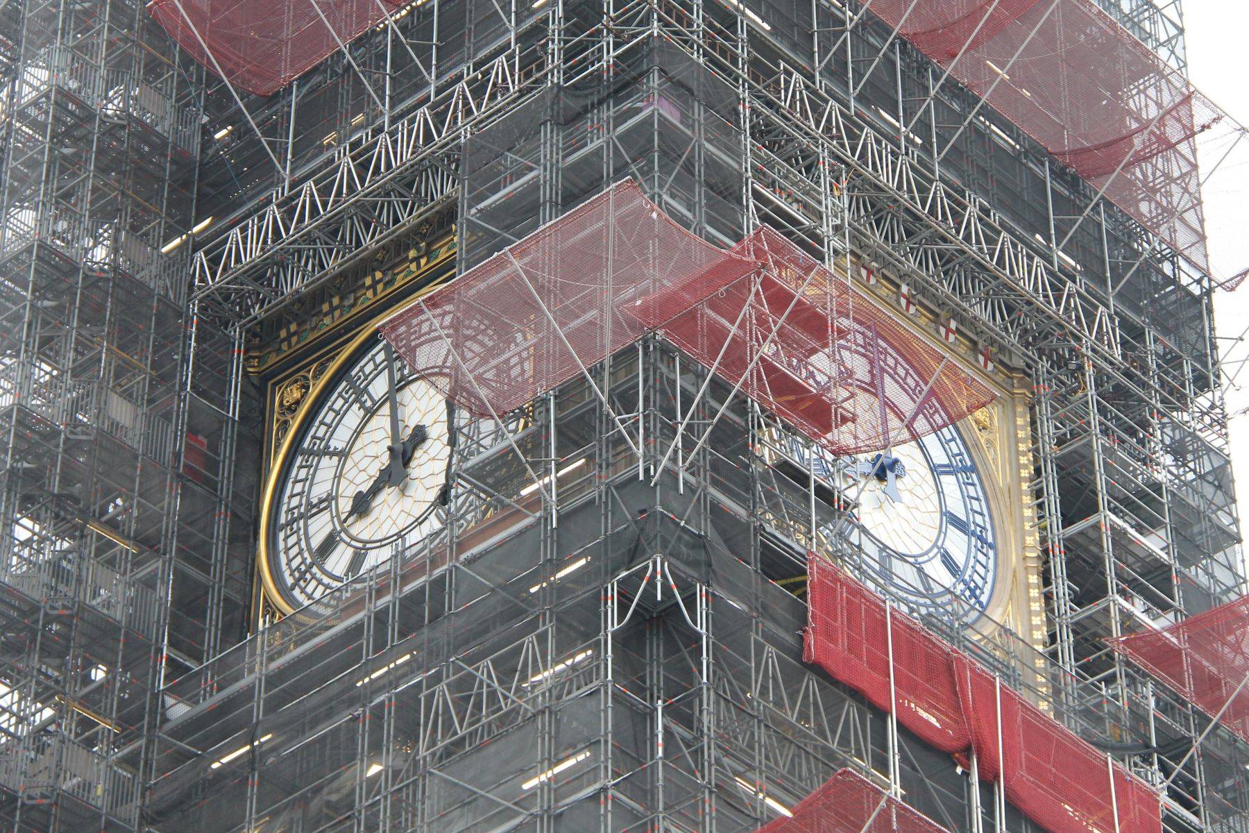 Elizabeth Tower scaffold 