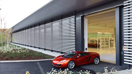 red-mclaren-outside-the-production-centre