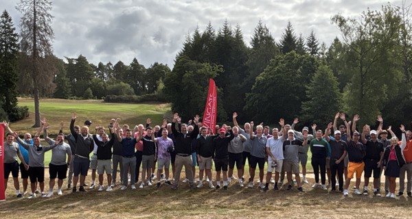 Group photo of participants supporting Maggie’s.