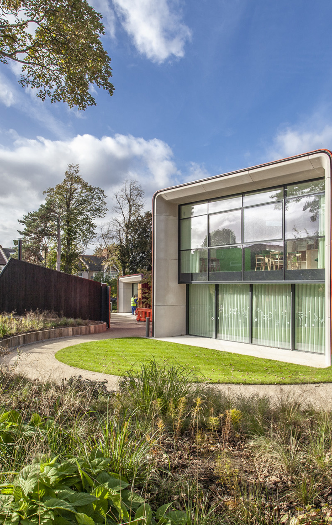 The front entrance of Maggie's Royal Marsden