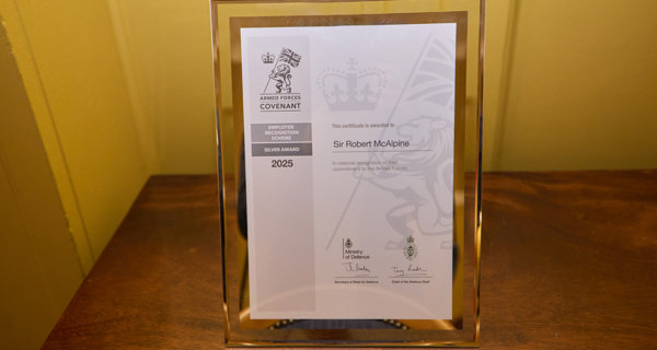 The Armed Forces Covenant ERS Silver Award