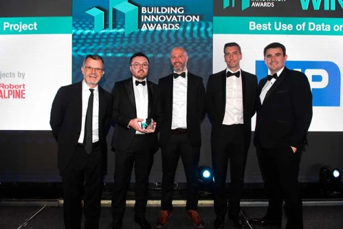 Digital construction team with award