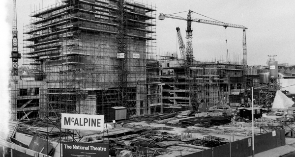 National Theatre during construction in 1971