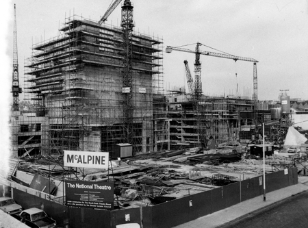 Archival image of the construction of the National Theatre building in 1971 - Image 290 (c) Sir Robert McAlpine.png