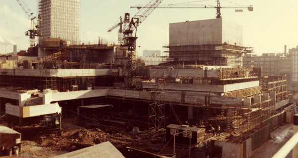National Theatre during construction in 1971
