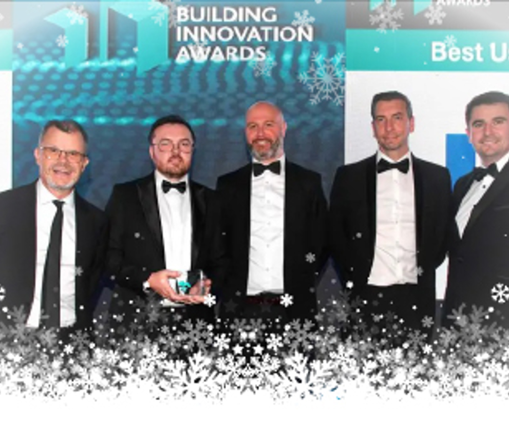 Our digital construction team at Building Innovation Awards 