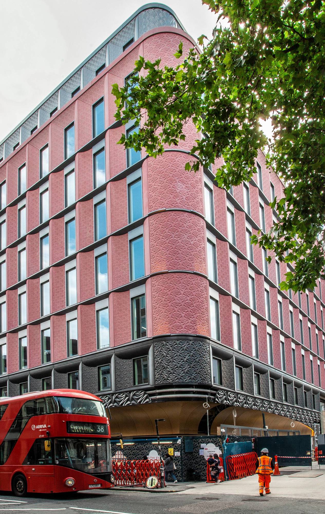 The exterior of Ilona Rose House in London’s Soho district