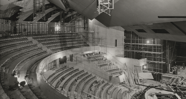 National Theatre during construction in 1971